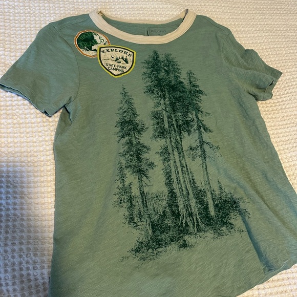 Pilcro Green Forest Graphic Tee - Picture 6 of 7